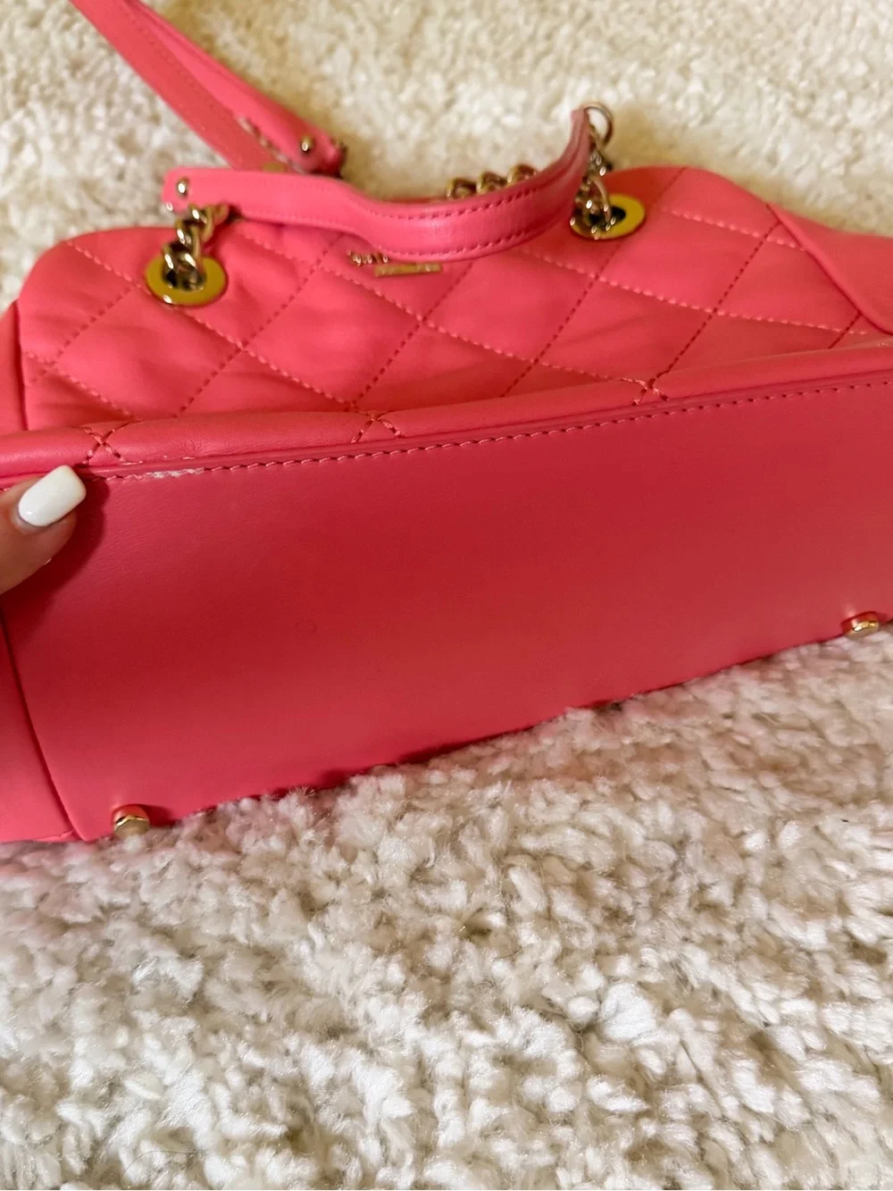 kate spade Quilted Pink Chain-Handle Shoulder Bag